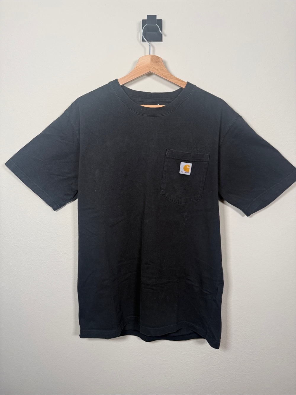 Carhartt Short Sleeve Pocket Tee Loose Fit- Black